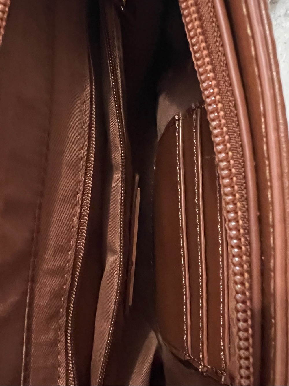 House of Harlow 1960 Brown Smooth Leather Shoulder Bag with Gold Hardware - Picture 3 of 3
